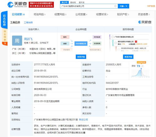 順豐旗下豐行智圖注冊資本增至2.78億元，深化計算機系統(tǒng)集成服務(wù)布局